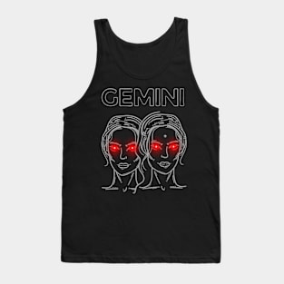 Gemini | Evil Red Eyed Twins Tank Top